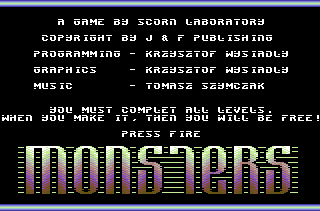 Monsters: Title screen