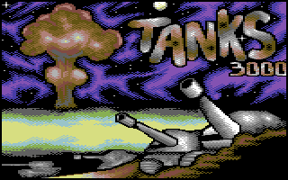 Tanks 3000 - 2-4 player action for Commodore C64